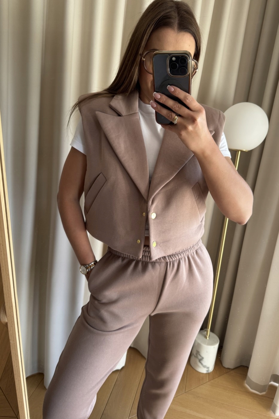 Komplet Vesta A Tepláky La Milla Béžová