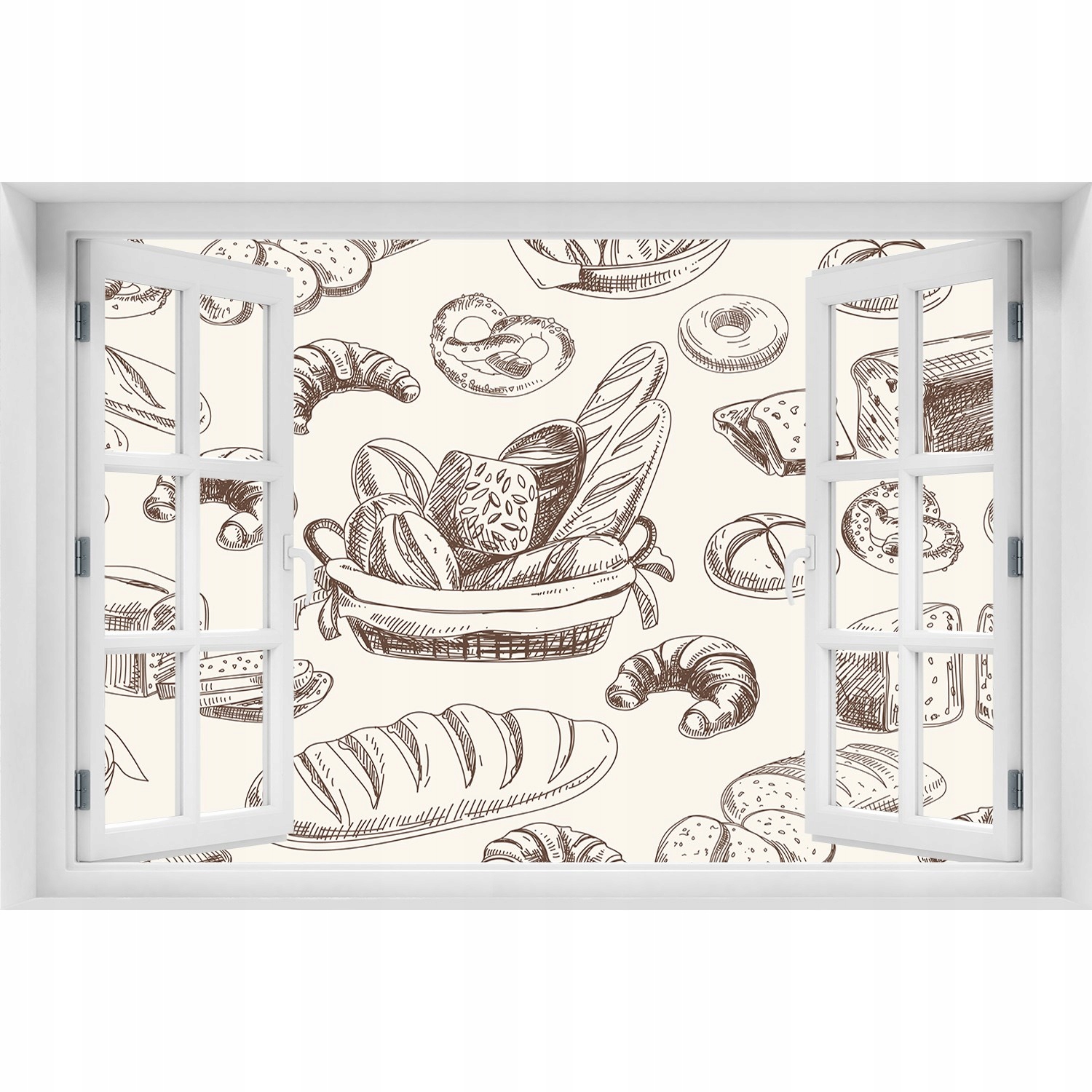 

Samoprzylepna Naklejka ścienna Pieczywo 90x60