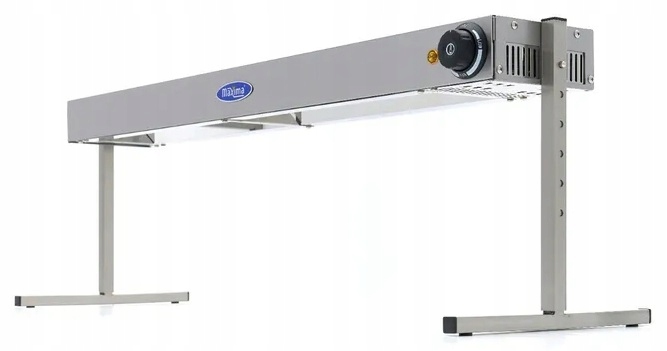 Elektryczna listwa grzewcza sufitowa 864W 92cm srebrna Maxima 09362301