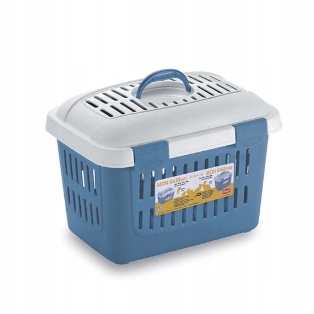 Levně Přepravka hlodavec Midi Gulliver, modrá