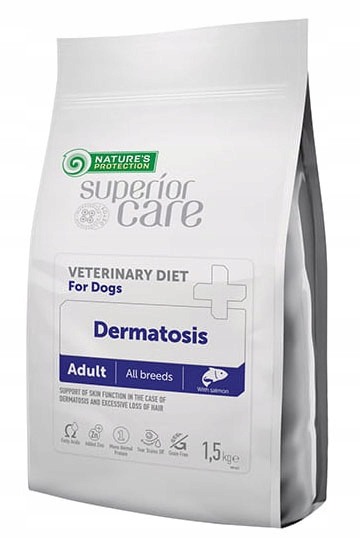 Levně Nature's Protection Vet Dermatosis Adult Salmon 1,5 kg krmivo pro psy