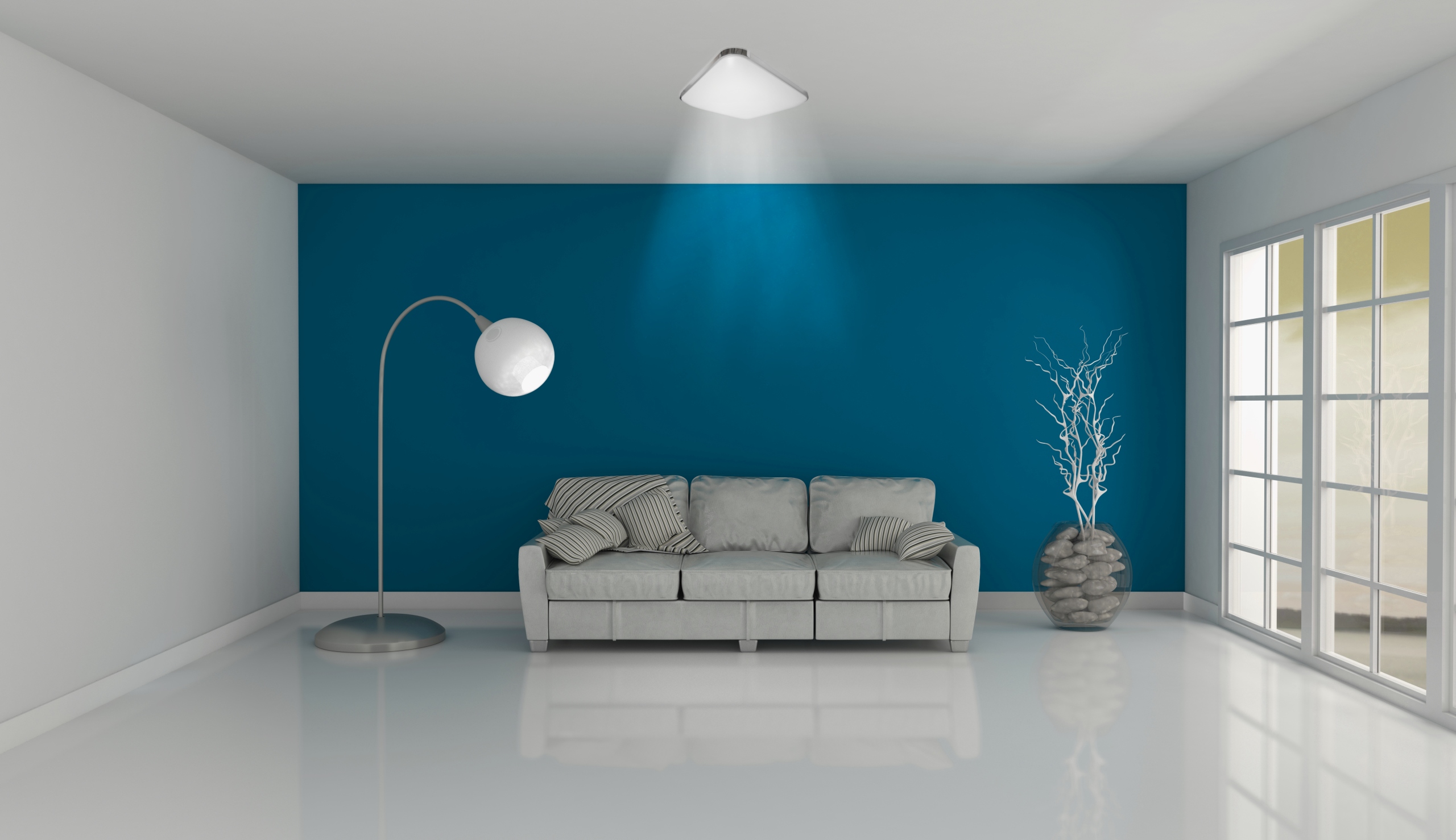 Plafon LED sufitowy oprawa LAMPA panel 64W 65cm Kształt kwadratowy