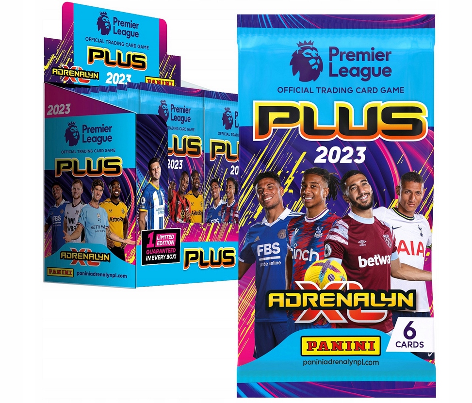 Karty Premier League Adrenalyn XL Plus 2023 Saszetka Panini