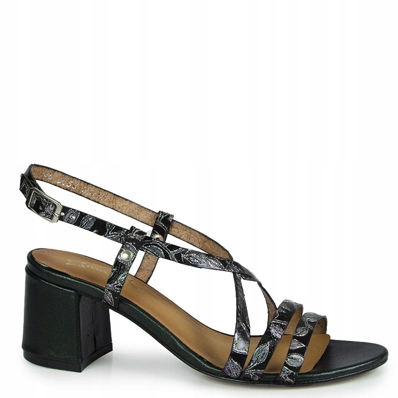 Maciejka 06653-09/00-0 Zelené Kožené Sandály 40