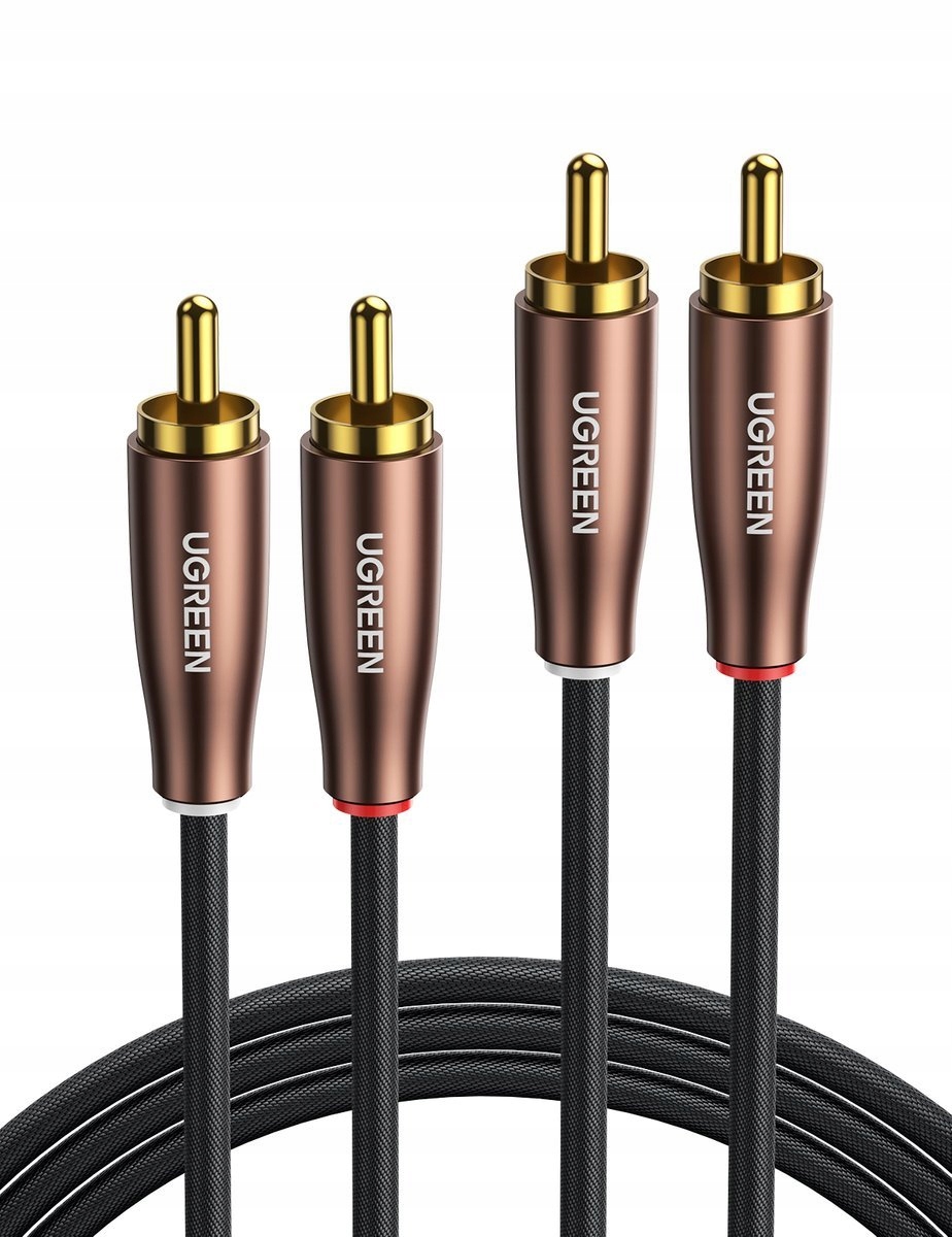 

Ugreen Kabel 2x Rca do 2xRCA 2m cinch-cinch oplot