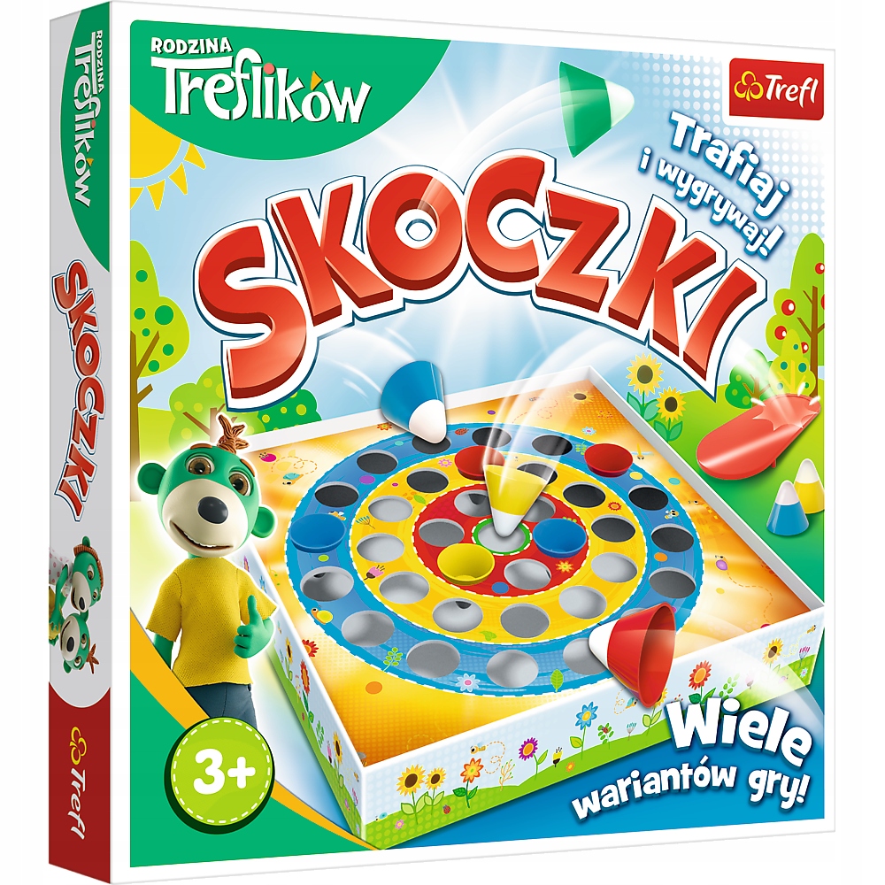 

Skaczące Czapeczki Trefliki Skoczki gra zręczności
