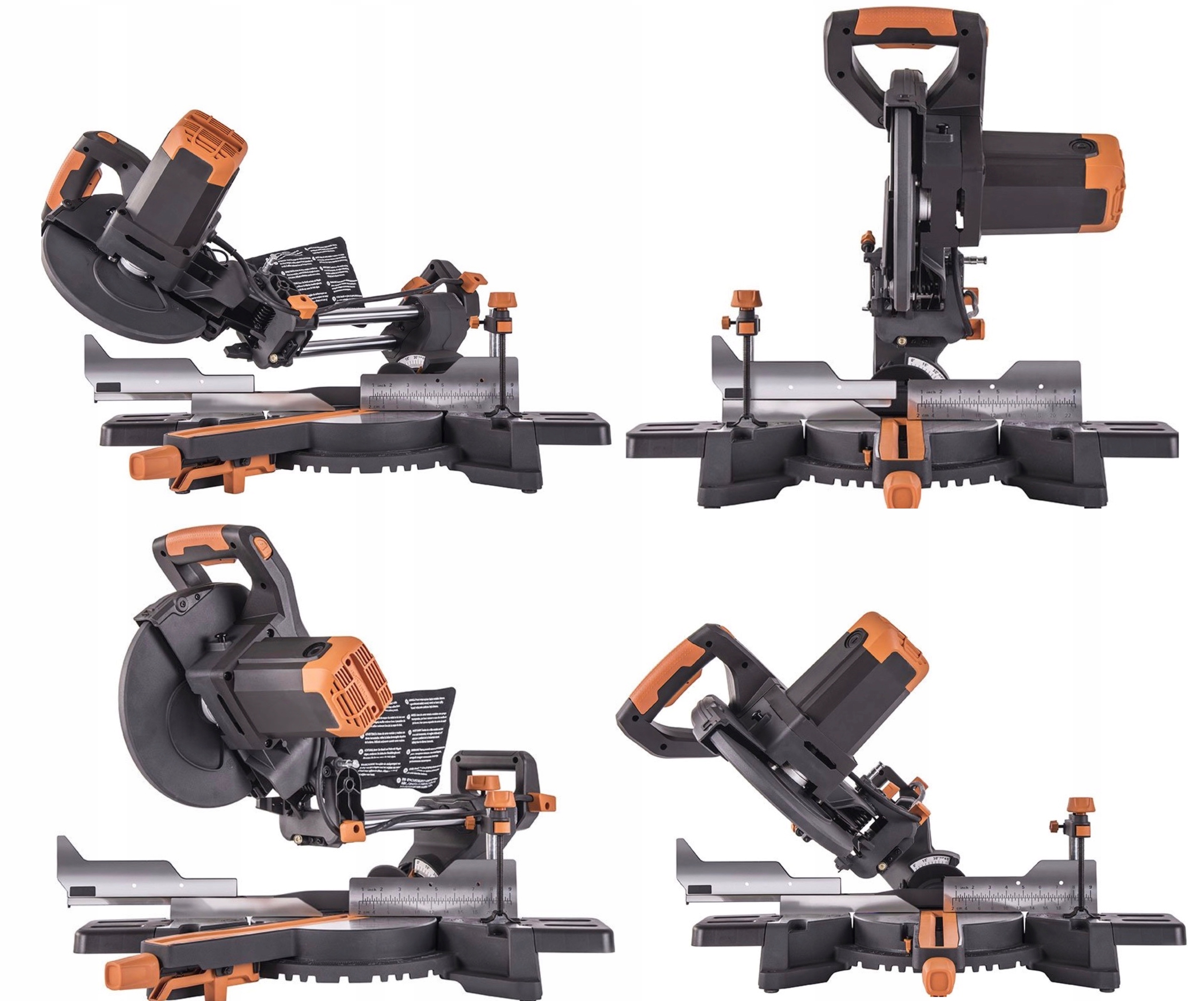 Zestaw Ukośnica Multi EVOLUTION R255SMS+ stół Napięcie akumulatora 110 V