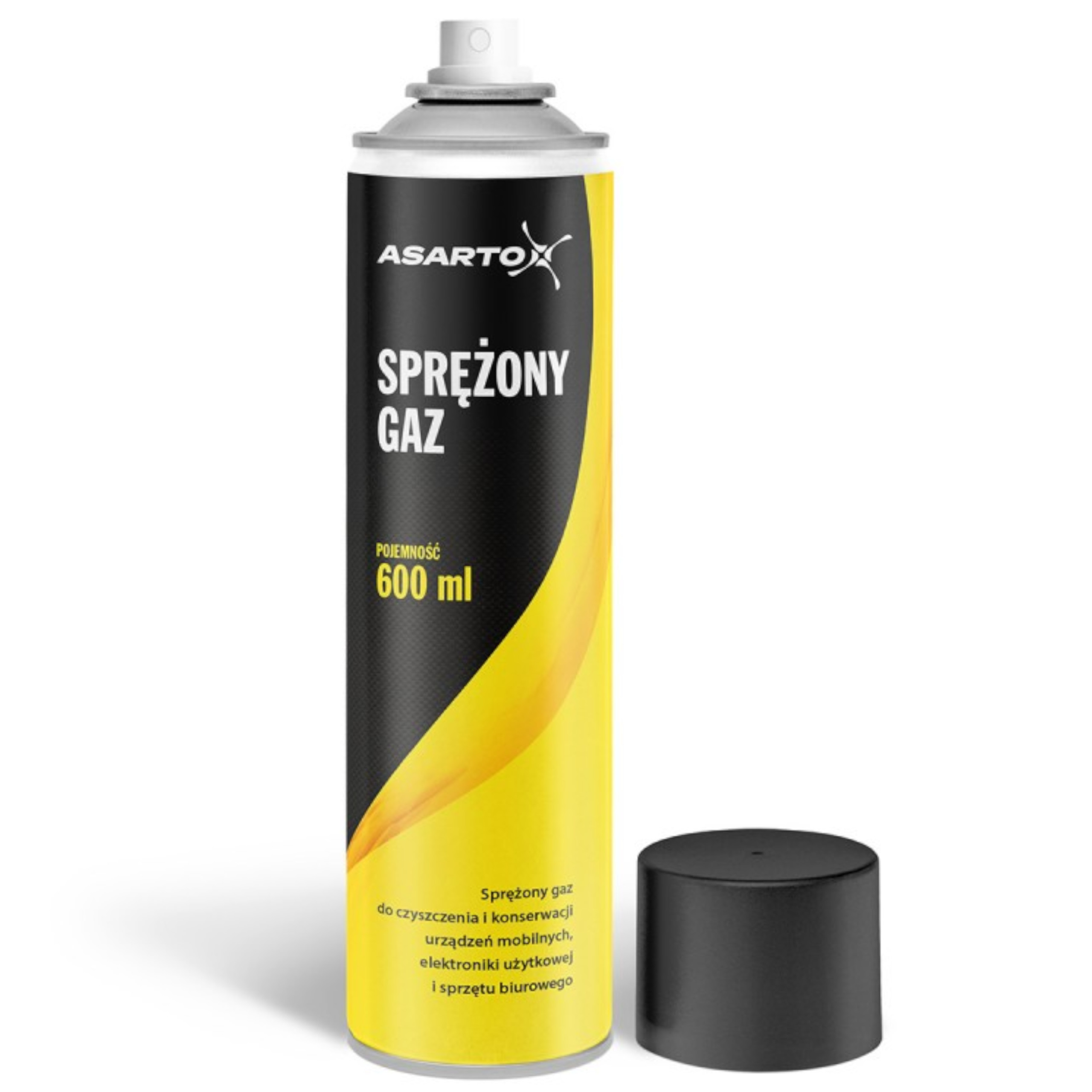 

Sprężone powietrze w sprayu 600ml Asarto do kompa