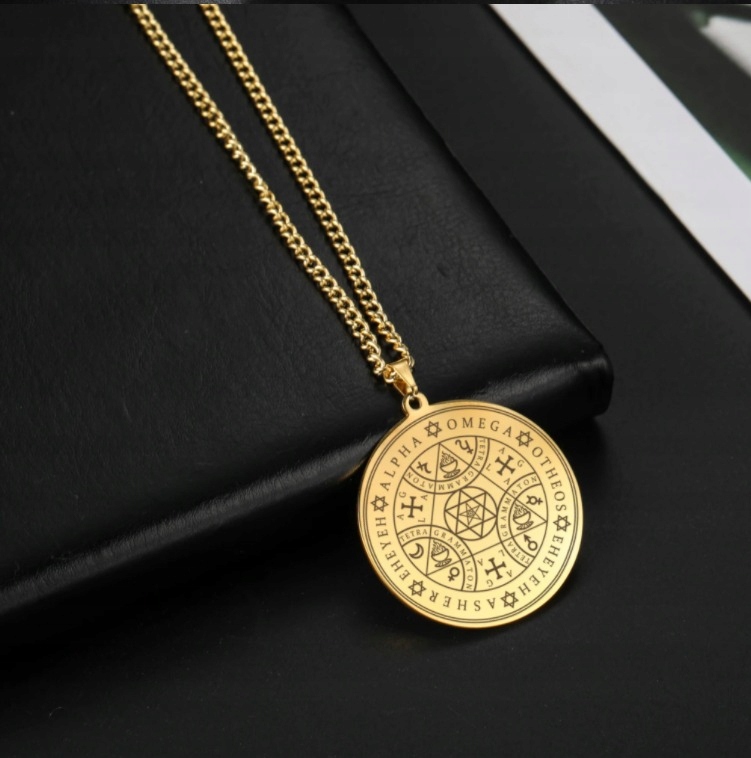 AMULET OCHRONNY Talizman osłony KLUCZ SALOMONA TETRAGRAMMATON ochrony Marka Inna marka
