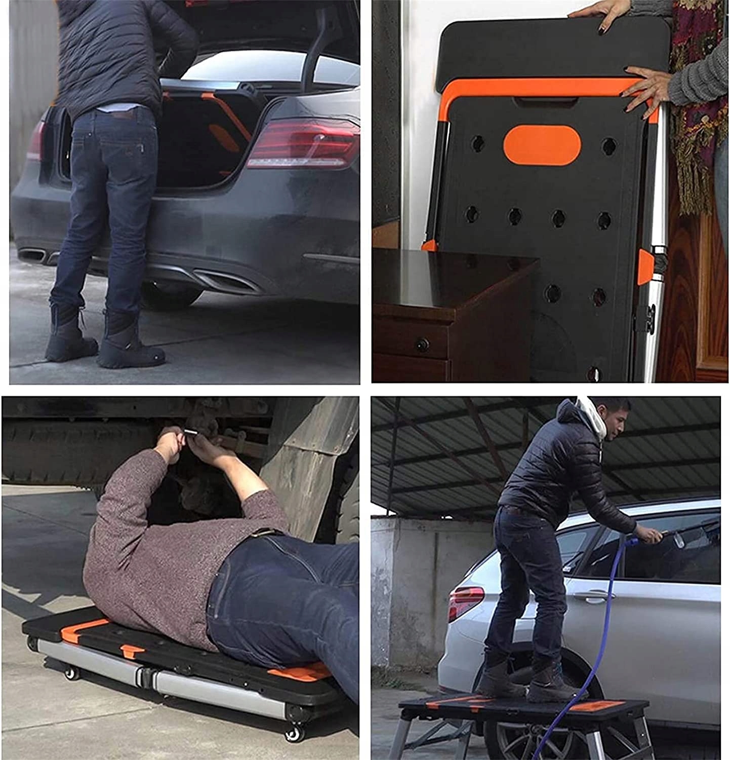 STÓŁ WARSZTATOWY SKŁADANY ROBOCZY WÓZEK TRANSPORTOWY PODEST STOJAK 7W1 Marka Chomik