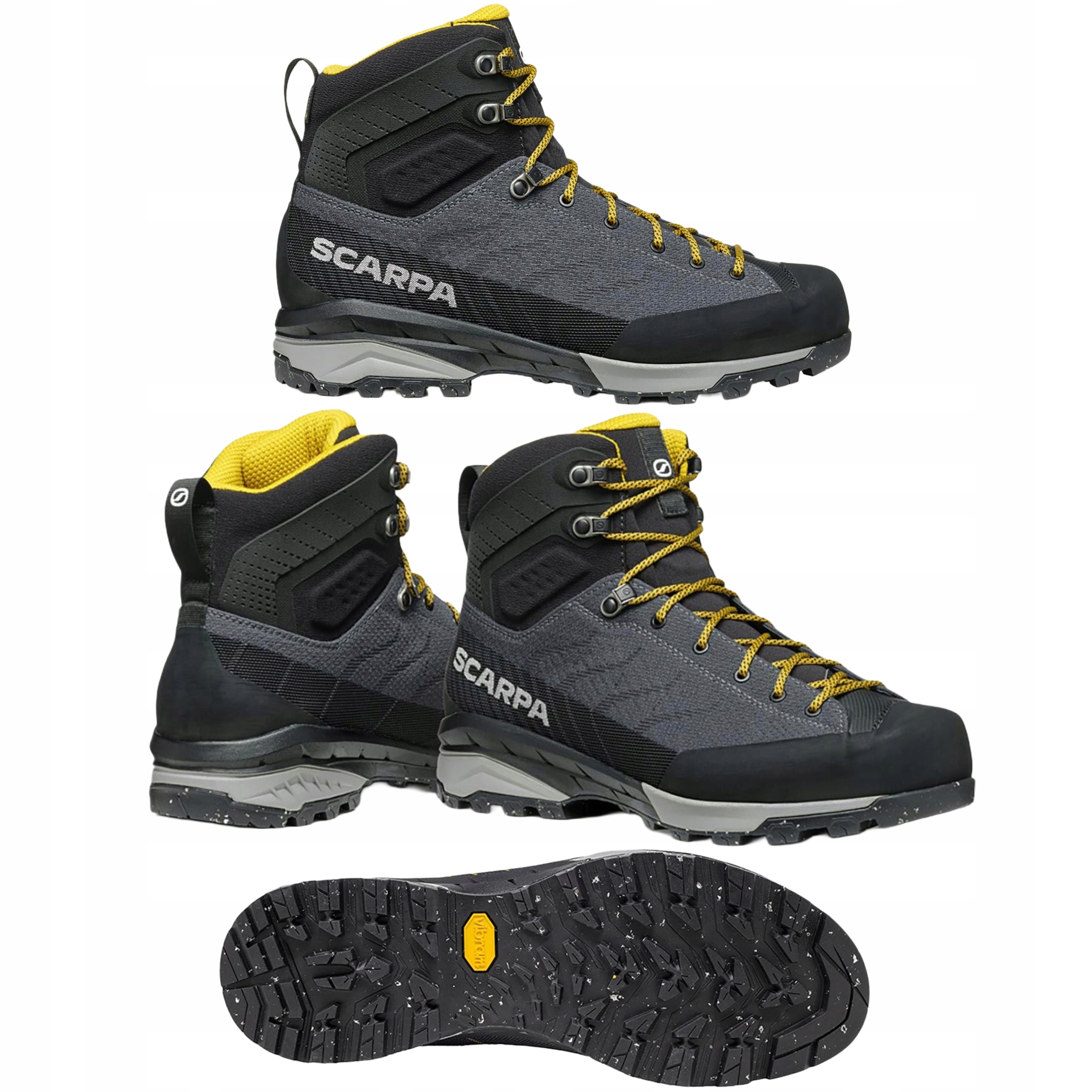 Pánské trekové boty nepromokavé Gore-Tex Scarpa Mescalito Planet, velikost 46,5