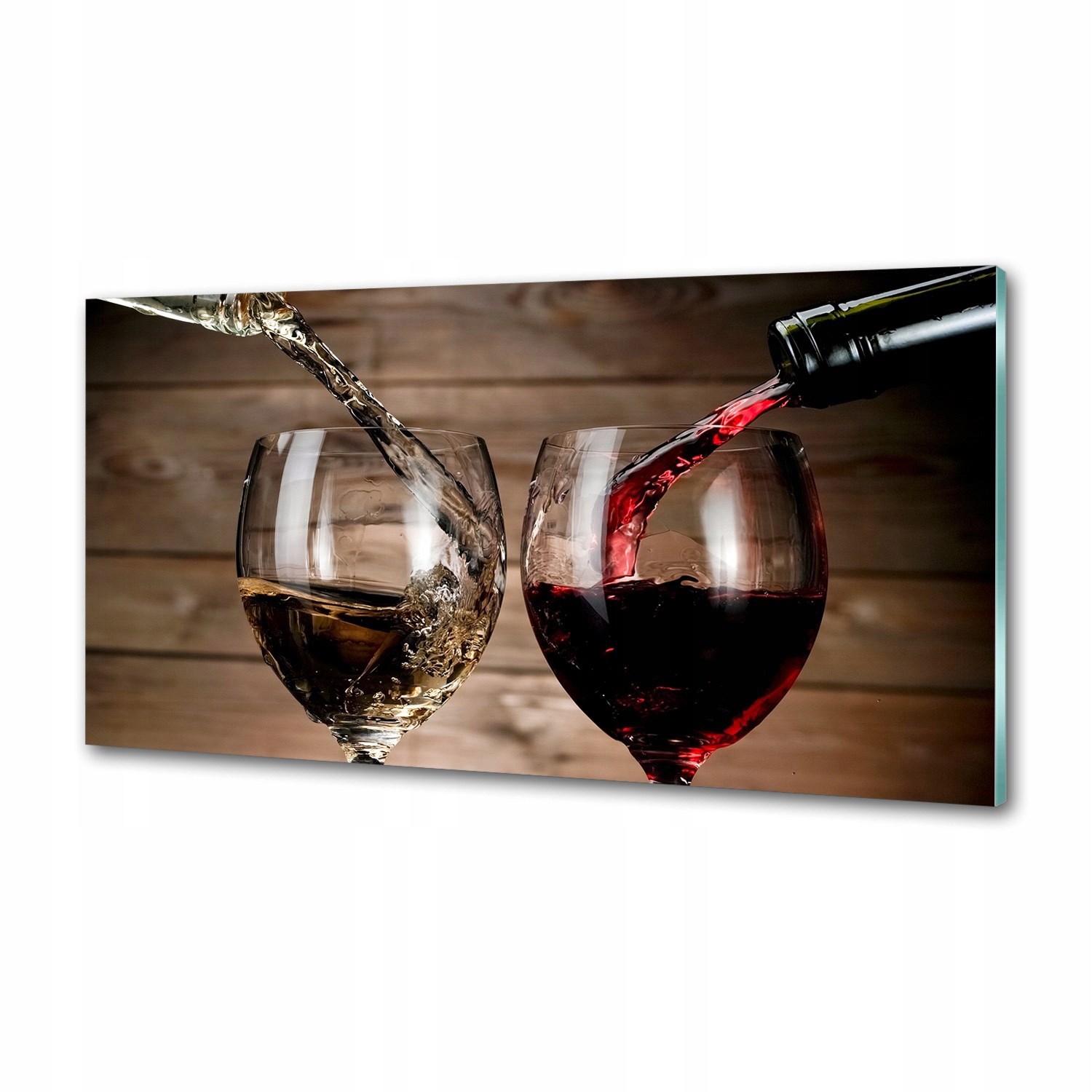 Panel do kuchyne Dva poháre vína 120x60 Lepidlo