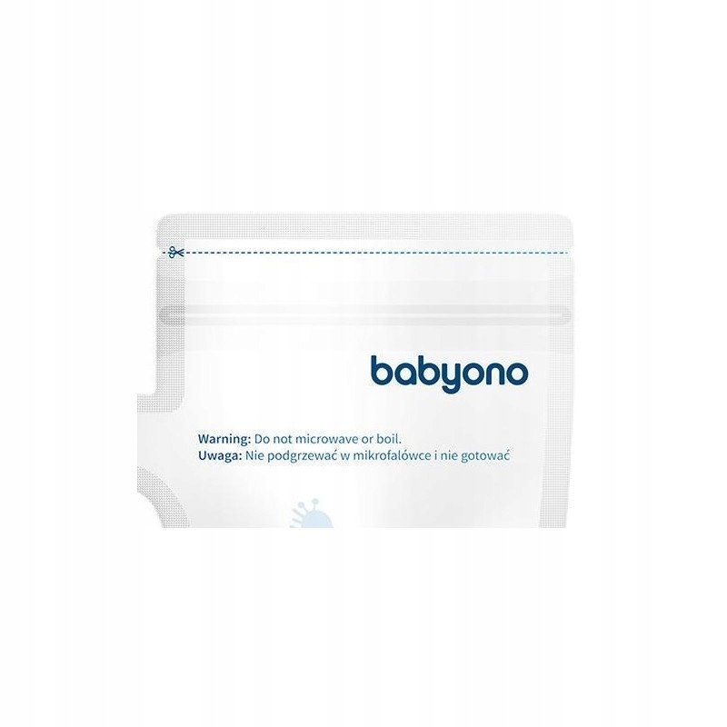BABYONO Woreczki do przechowywania pokarmu 180ml 30szt Pojemność 180 ml