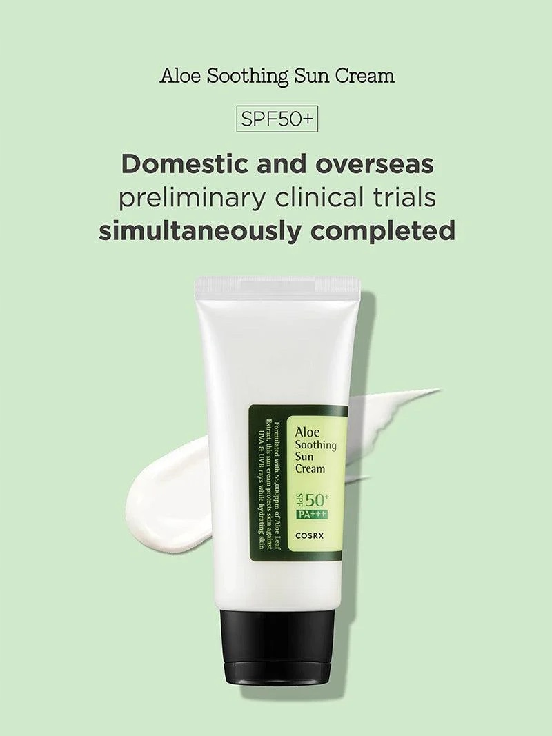 СOSRX Aloe Soothing Sun Cream SPF 50+ PA+++, 50 ml Pojemność 50 ml