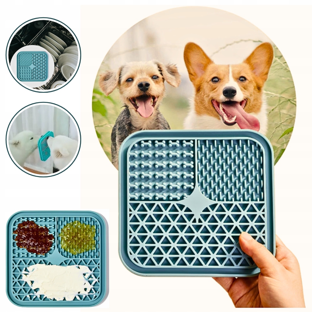 Levně 2ks Uklidňující Lízací Podložka Pro Psa Kočku Akcesoria Pro Zvířata