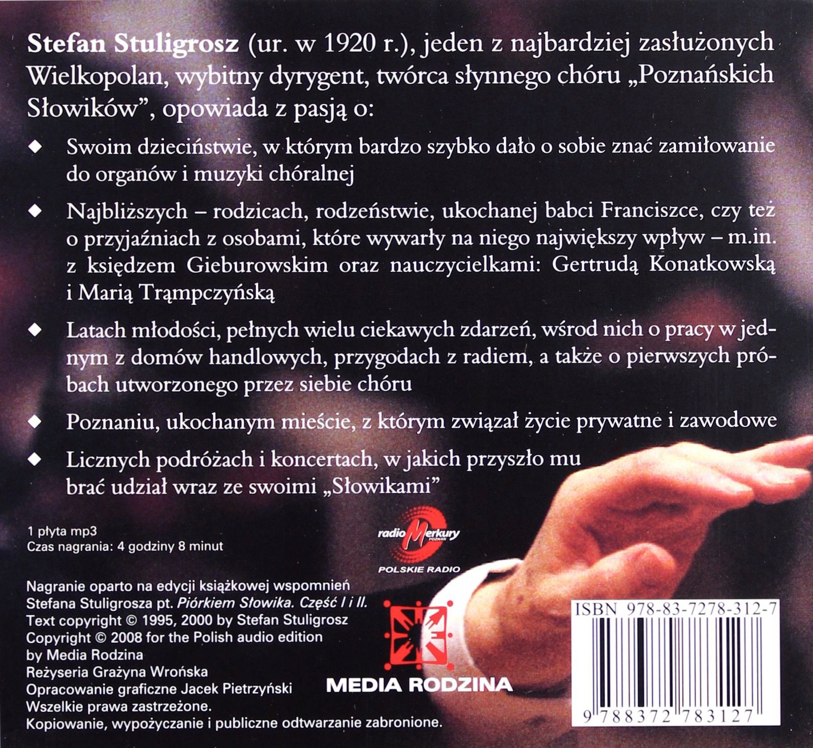 PIÓRKIEM I GŁOSEM - STEFAN STULIGROSZ (DIGIPACK) [AUDIOBOOK] [CD-MP3] Stan opakowania oryginalne