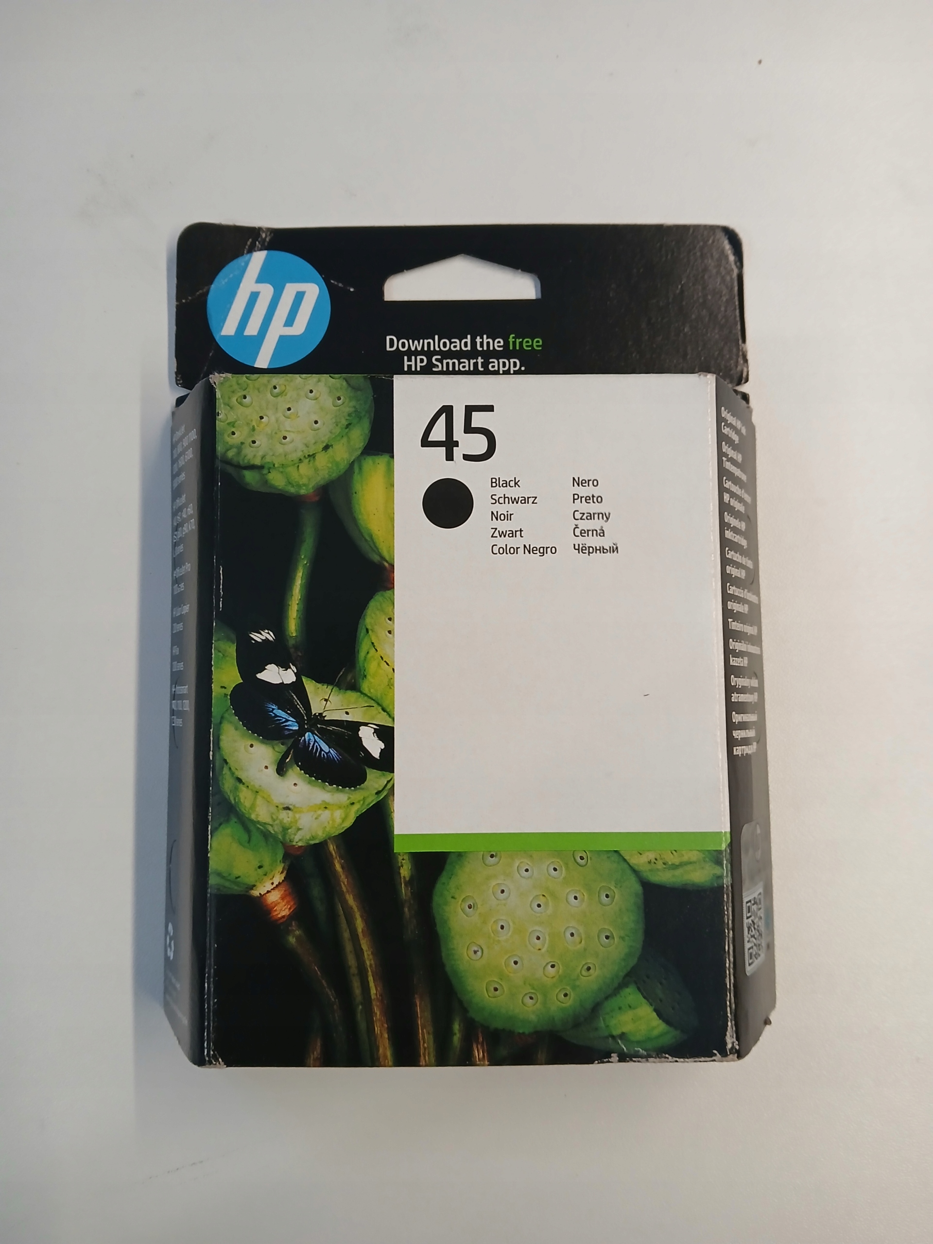 Tusz Hp 45 51645AE čierny (black) Originál 2027r.