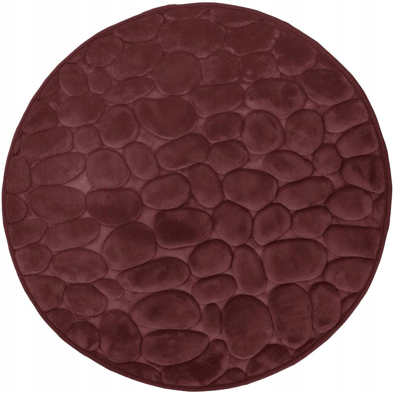 

Dywanik Łazienkowy 60 CM Okrągły Kasztanowy Duschy