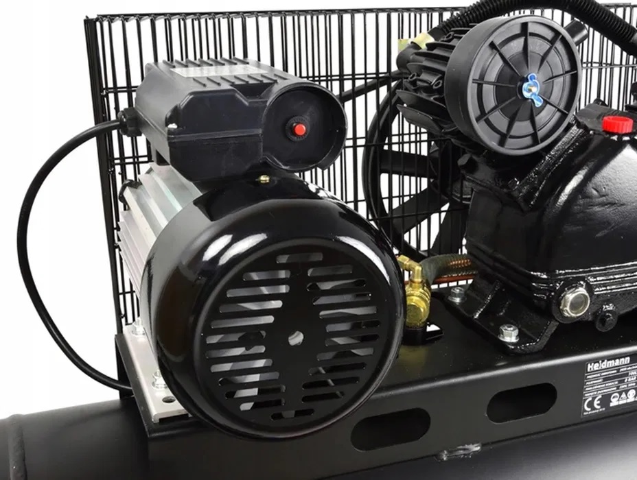 KOMPRESOR OLEJOWY SPRĘŻARKA 100L OLEJ + ZESTAW 7w1 Marka Heidmann