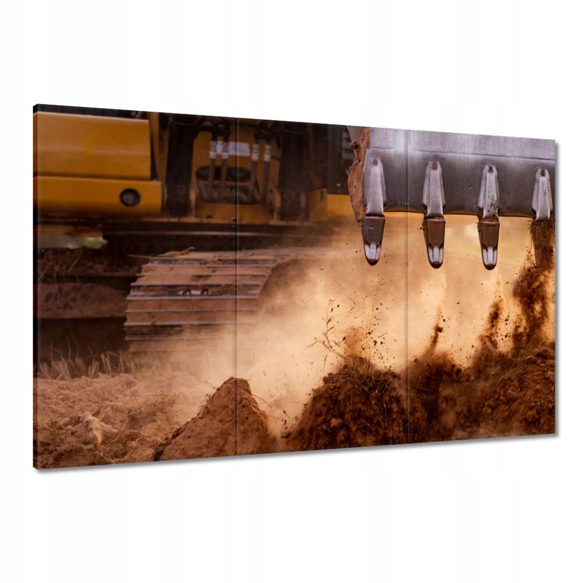 Obrazy 120x80 Lžíce bagru se zeminou