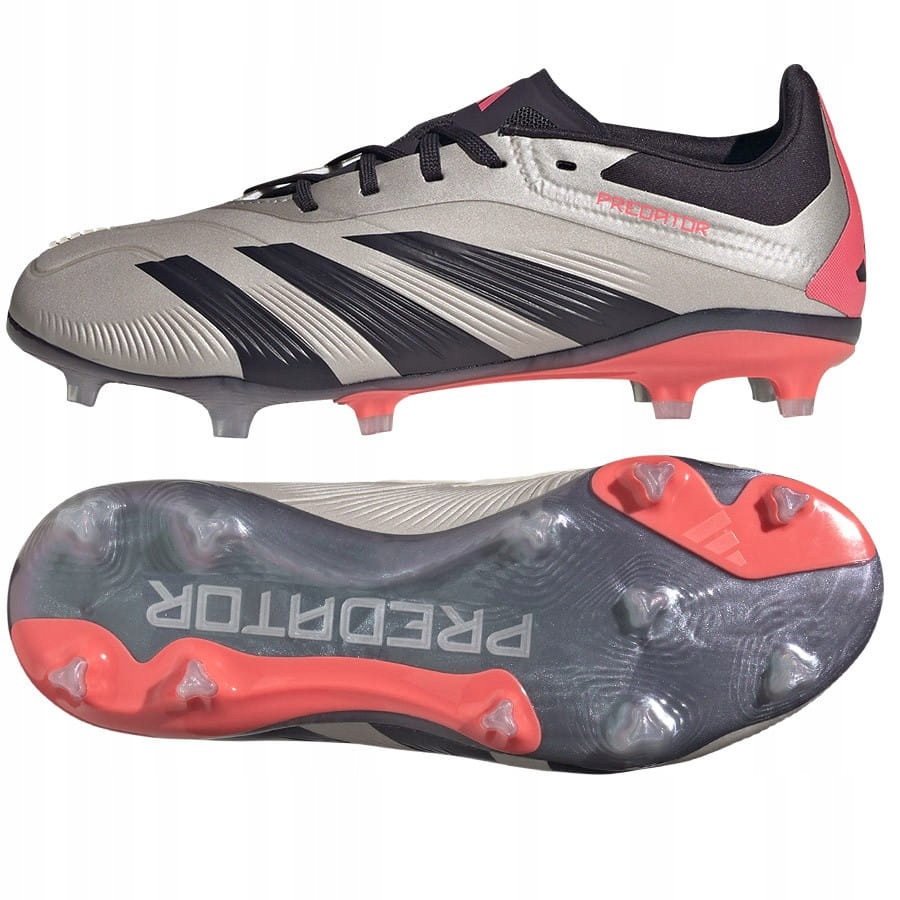 Buty adidas Predator Elite Jr Fg IT6361 38, Srebrny