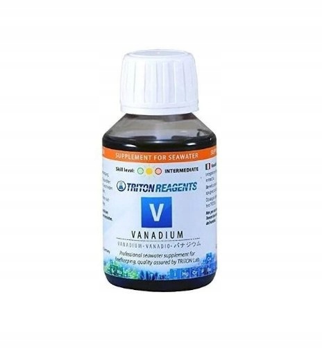 Vanad Pro Korály Doplněk Stopového Prvku Mořské Akvárium 100 ML