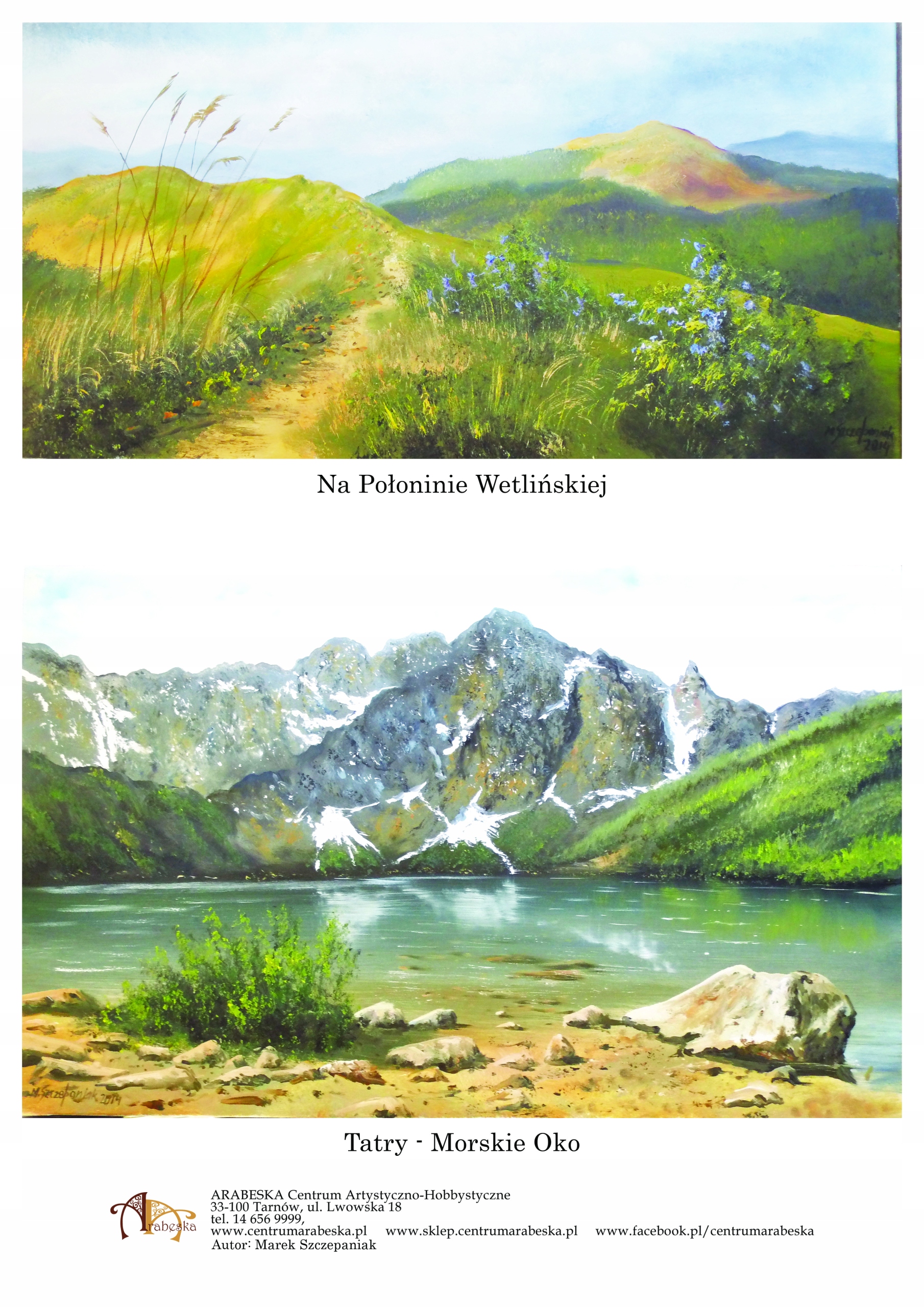 Papier ryżowy A4 Tatry i Bieszczady Arabeska