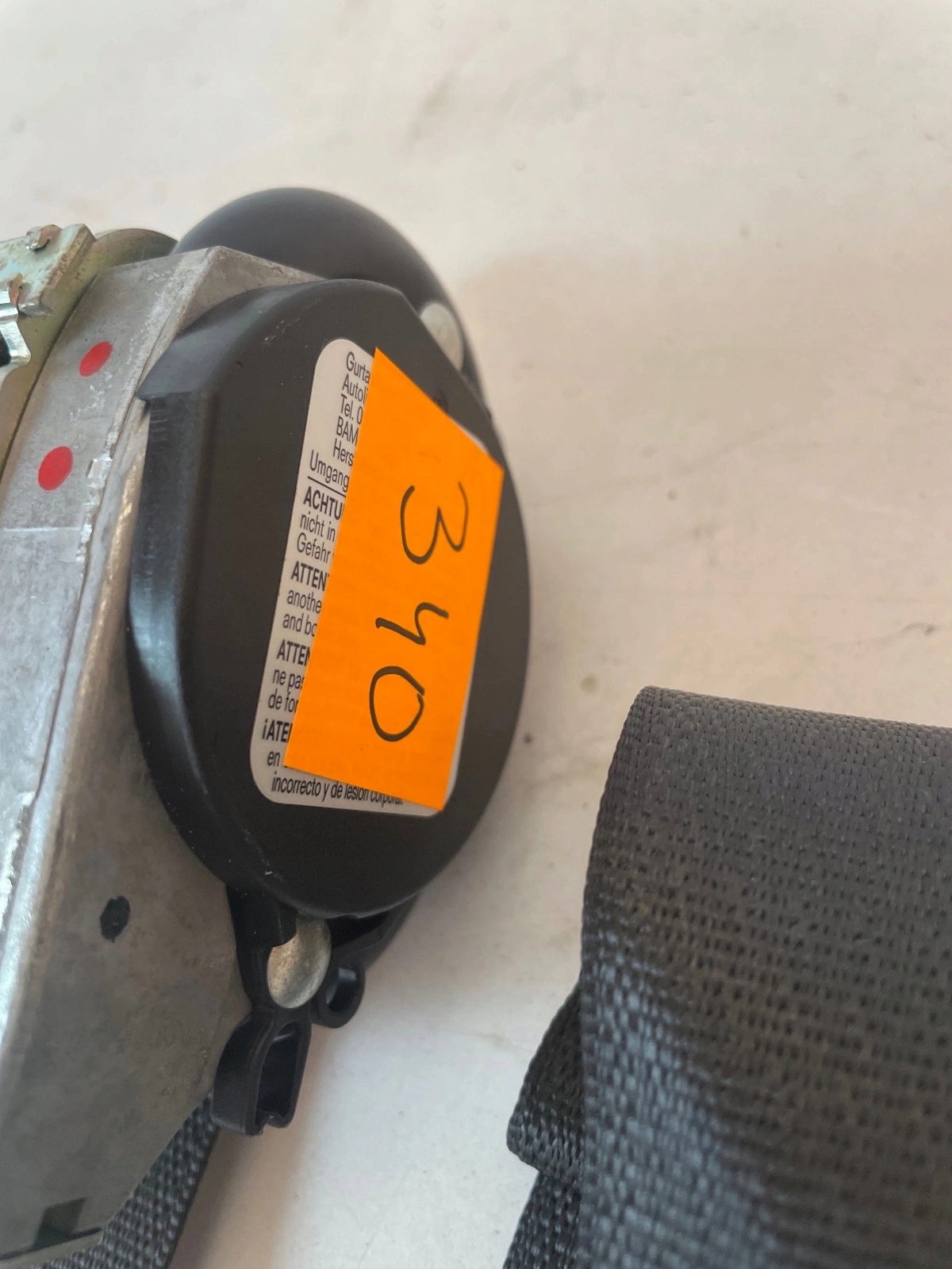 tension belt safety front front left Opel Zafira C 620611500