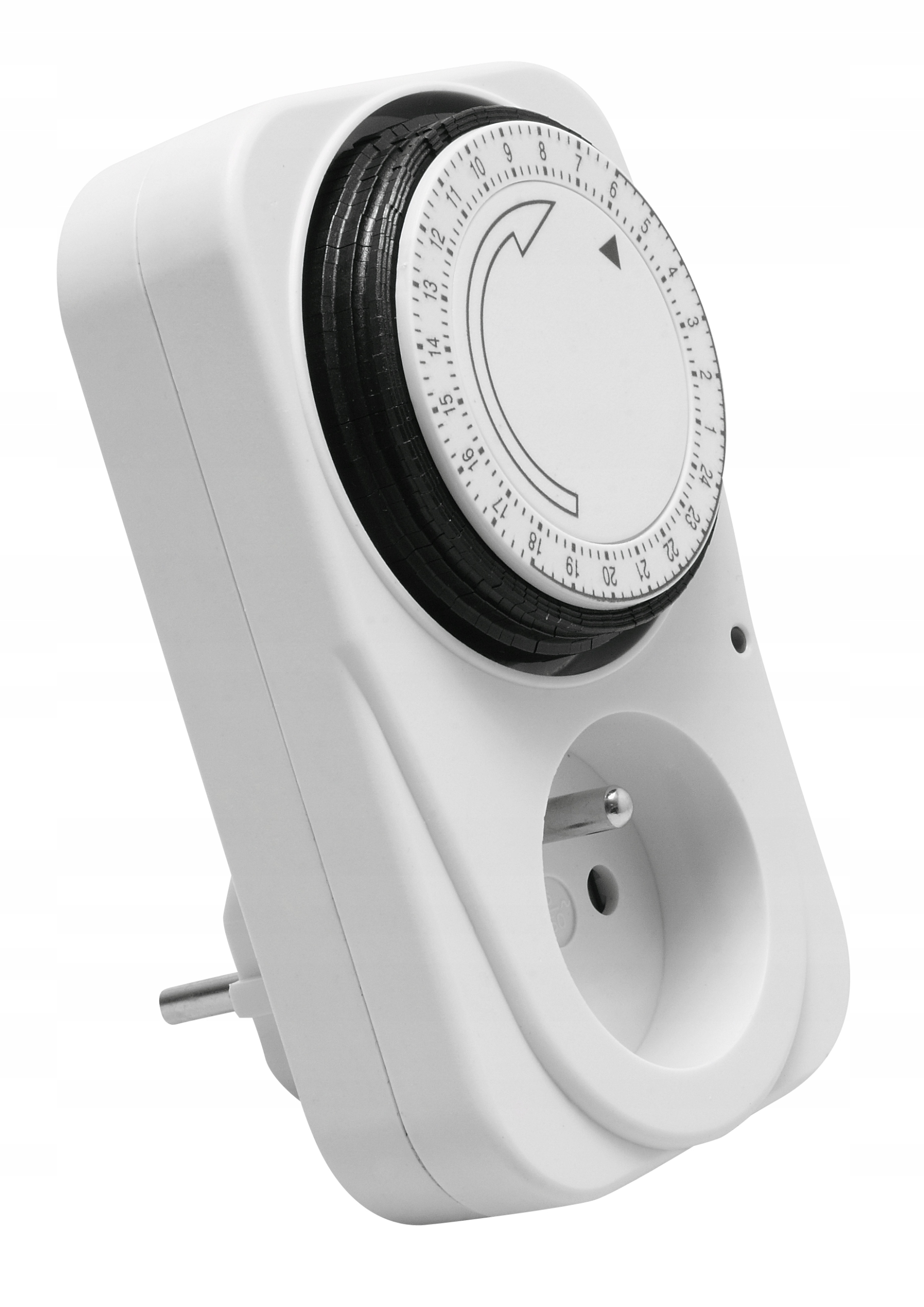 Programator czasowy 24h mechaniczny max3500W biały