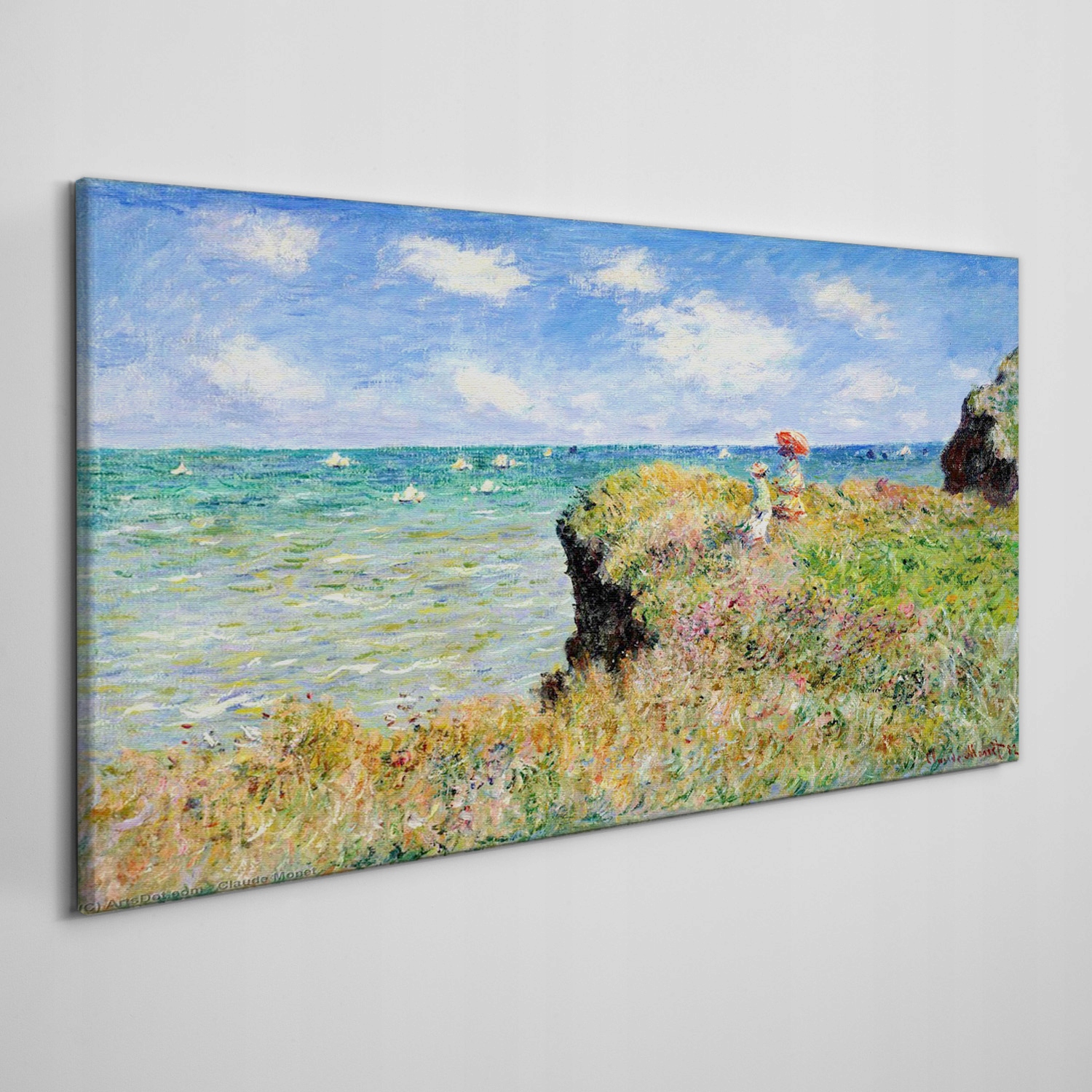 

Obraz na płótnie Klif morze Claude Monet 100x50 cm