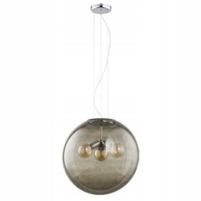 Lampa wisząca Globo E27 3x60W grafit