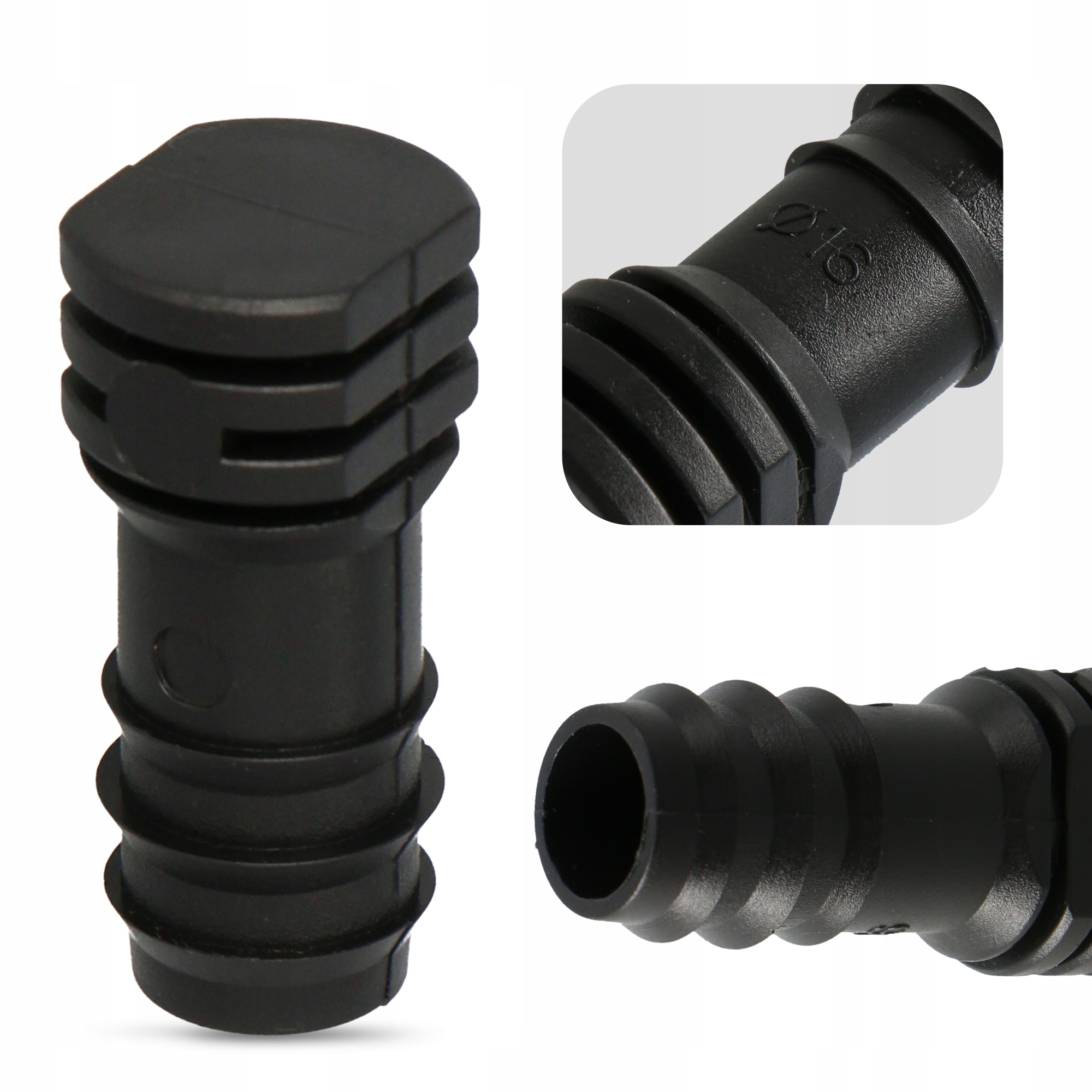 10x ZAŚLEPKA PE 16 WCISKANA WTYK KOREK ZATYCZKA WĘŻA RURY LINII KROPLUJĄCEJ Marka inna