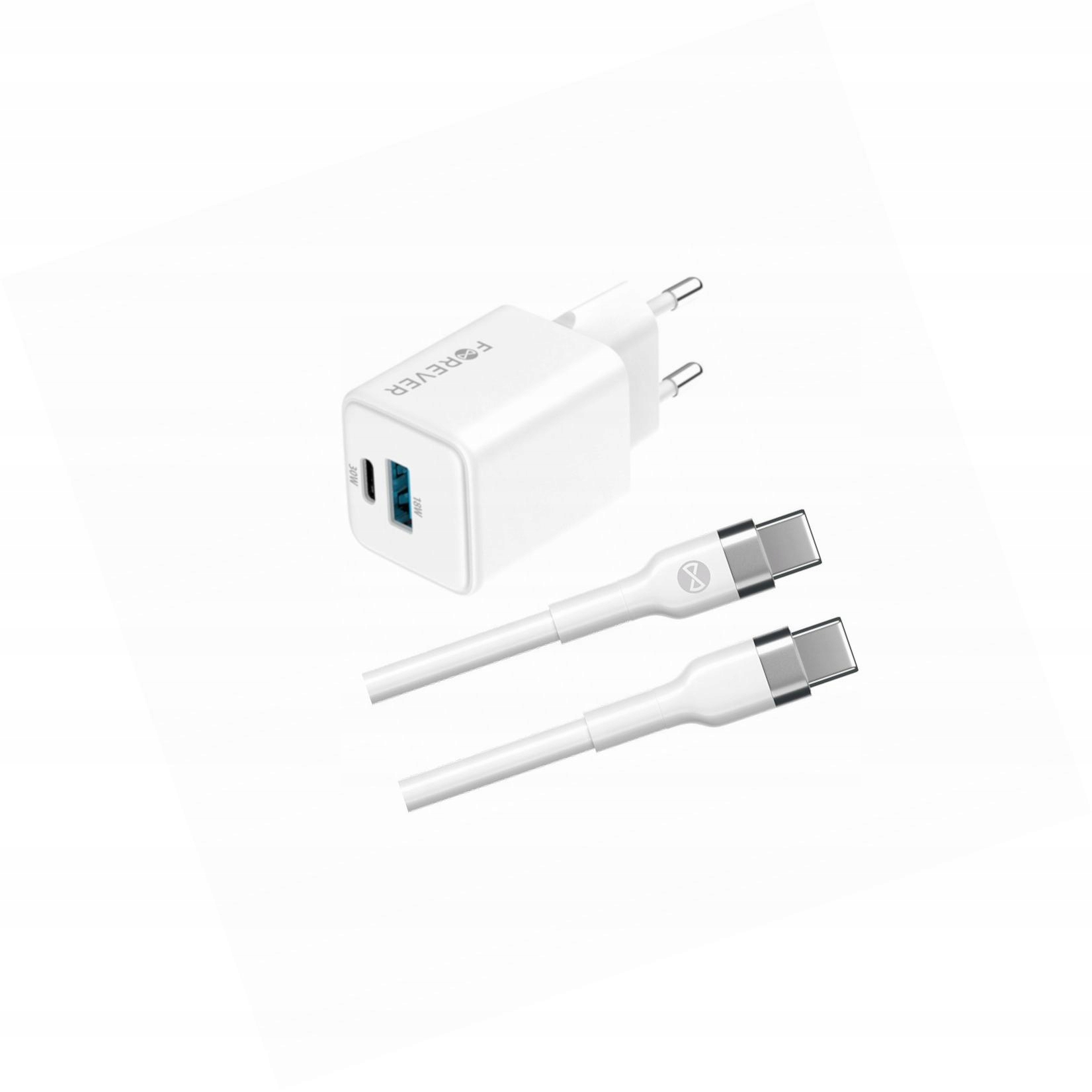 Szybka ładowarka GaN 30W 2 wejścia długim z kablem 2m do Honor Magic 5 Pro
