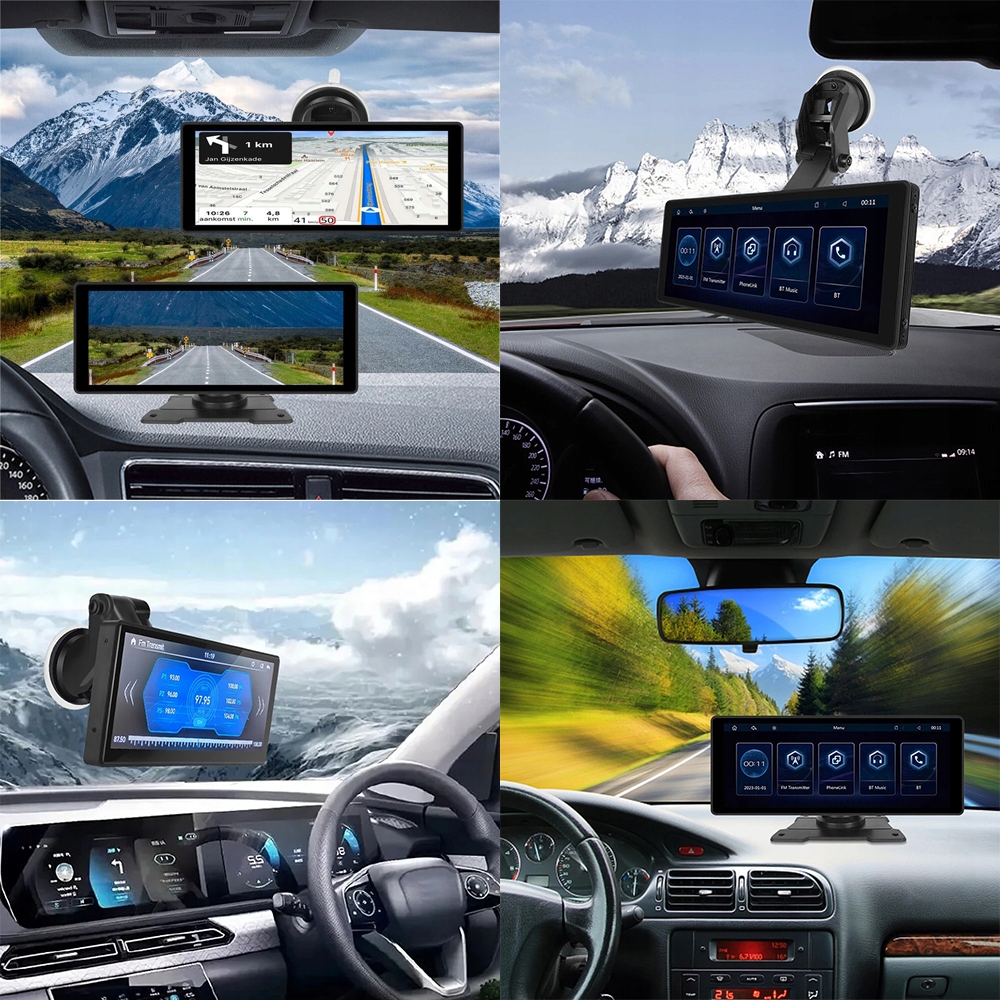 Uniwersalny ekran 10.26 "Multimedia radiowe samochodowy Carplay AndroidAuto Model RADIOWY 10.26