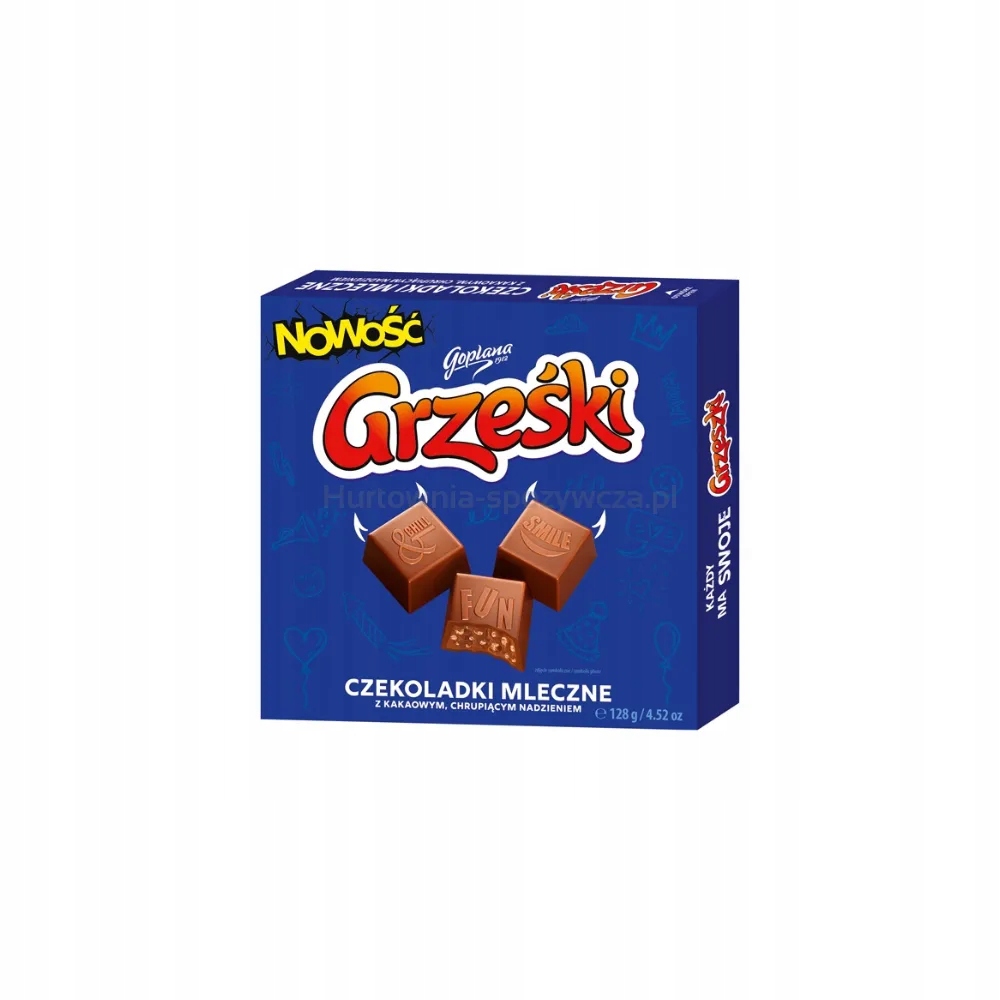 Goplana Lucky Squares Grześki 128 g