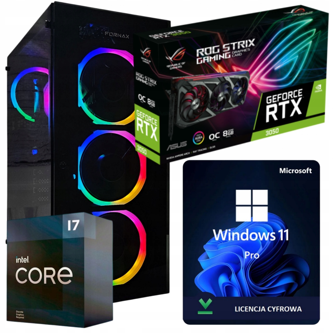 Adronix Herní Set I7 32GB Rtx 3050 6GB