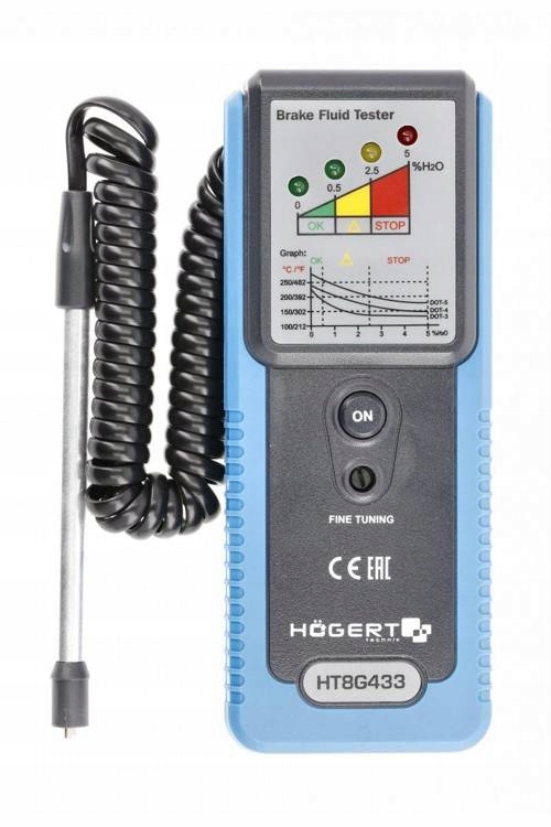 Hogert HT8G433 Tester plynu hamulcowego
