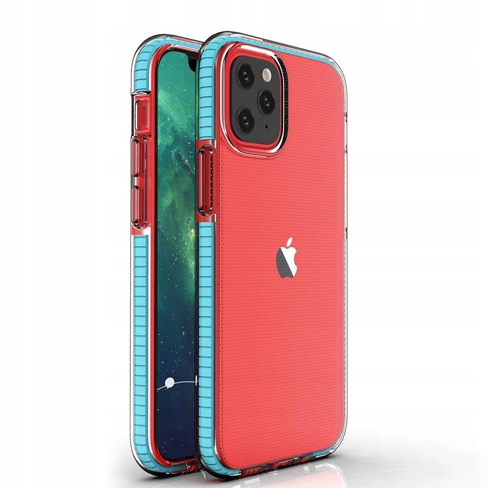 Spring Case pokrowiec żelowe etui z kolorową ramką do iPhone 13 mini jasnon