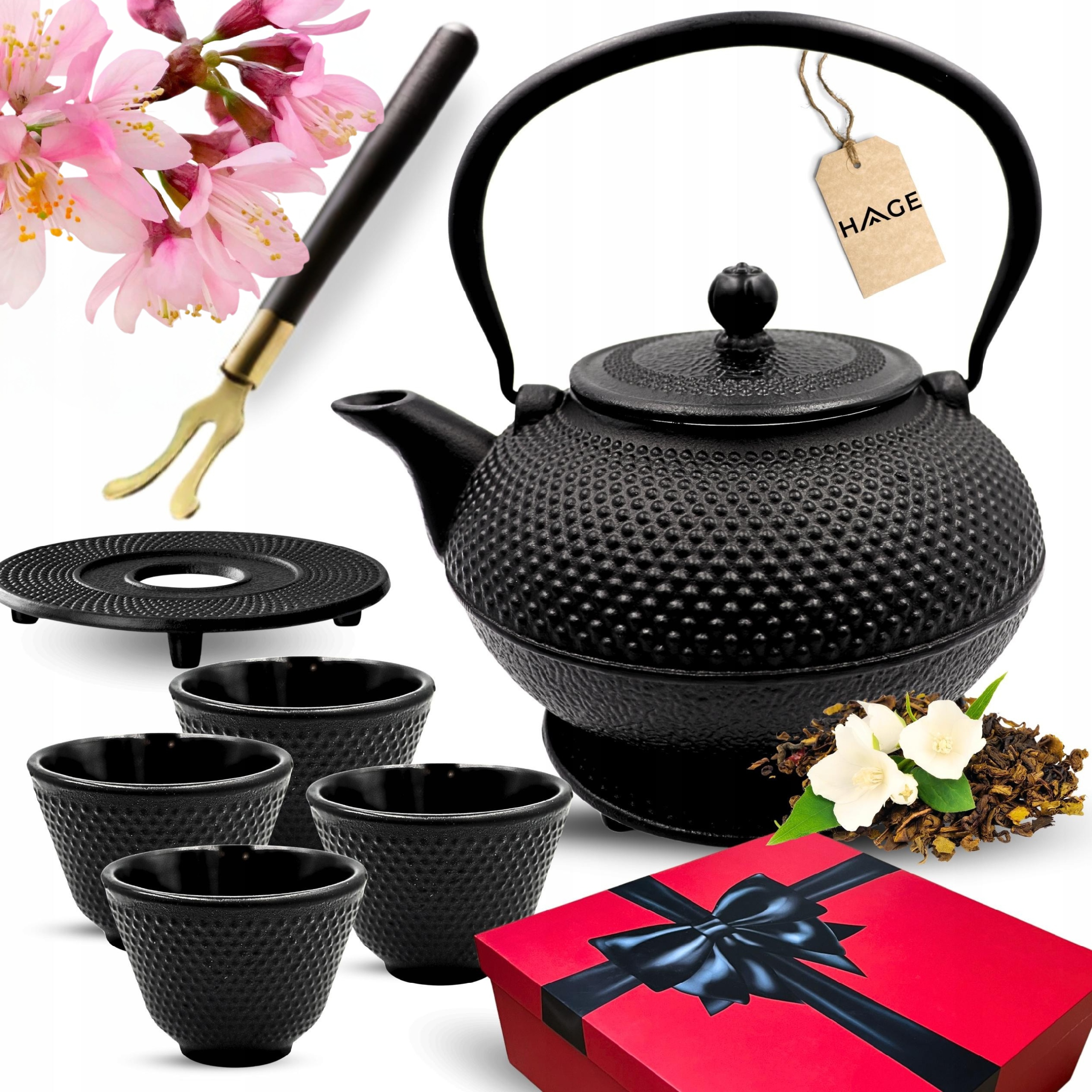 Konvice Litinová Smaltovaná Vařič Čaje 1,4 L Se 4 Čárkami Dárek