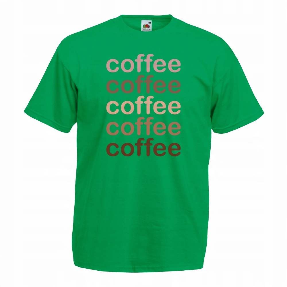

Koszulka coffee kawa dla kawosza XL zielona