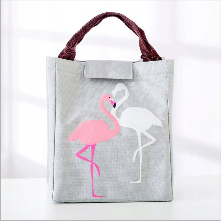 Torba termiczna Comfy Moment Flamingo szary 3l