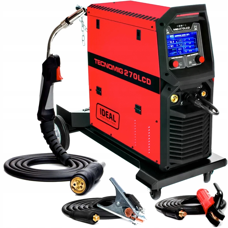 Spawarka Migomat Ideal Tecno Mig Mag Mma 270 LCD 400V Synergic Półautomat