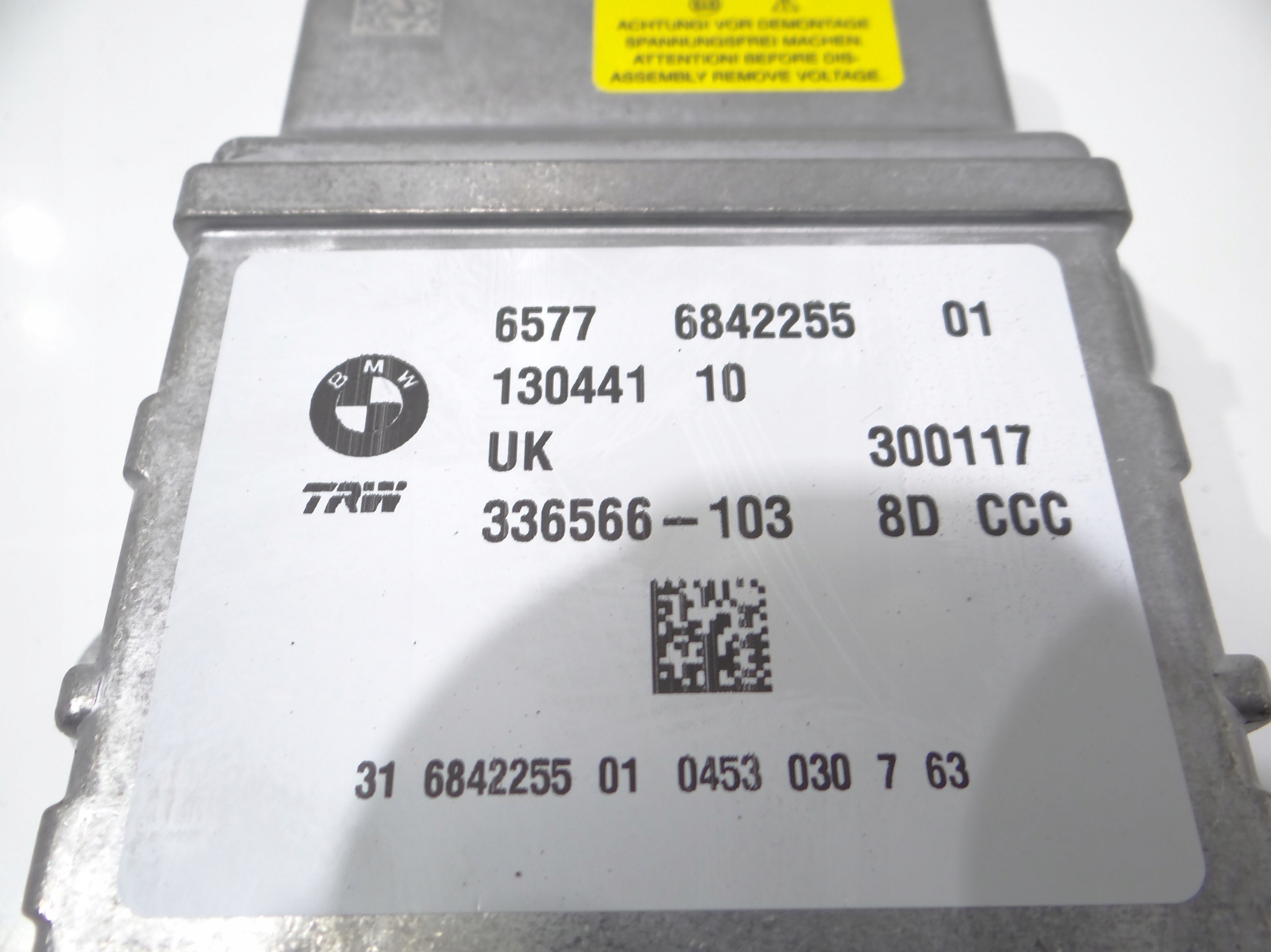 modulo airbag AIR BAG BMW X1 F48 6842255