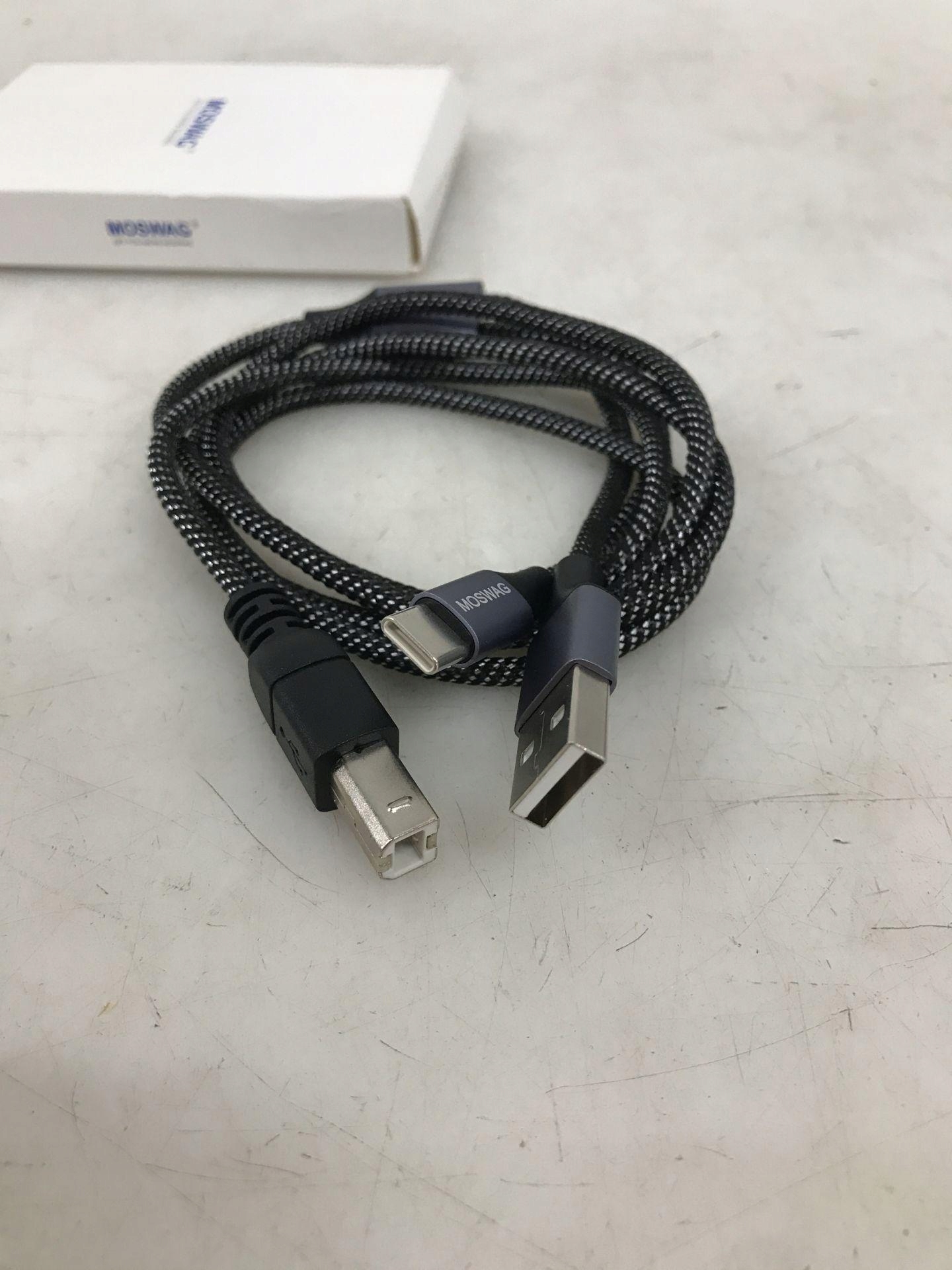 Kabel do drukarki MOSWAG USB 2 w 1 1M Kod producenta 01