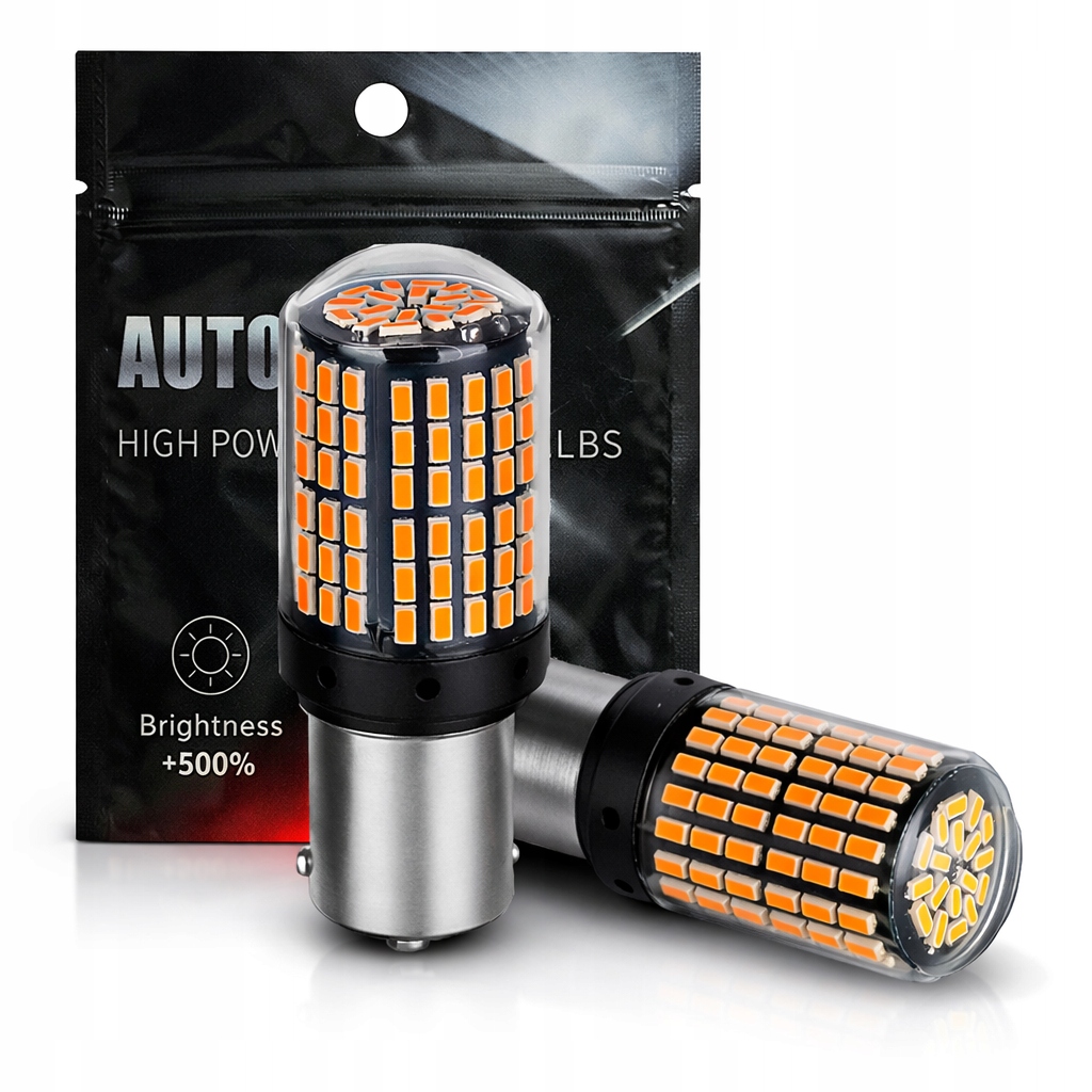 Żarówki Led Kierunkowskazy BAU15S PY21W Canbus Pomarańczowe Retrify Ultra