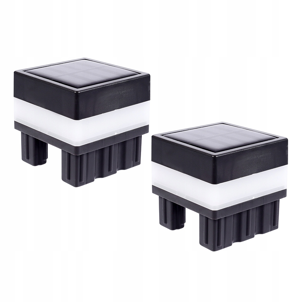 LAMPA SOLARNA SŁUPEK LAMPKI OGRODOWE 2 SZT