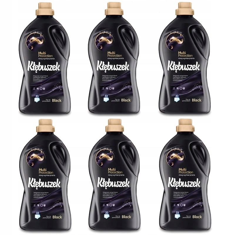 Levně Kohoutek Black Tekutý prací prostředek černý 6x1,82l