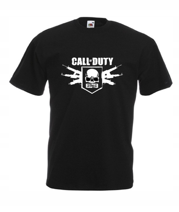 

Koszulka Męska Czarna Call of Duty Wzory