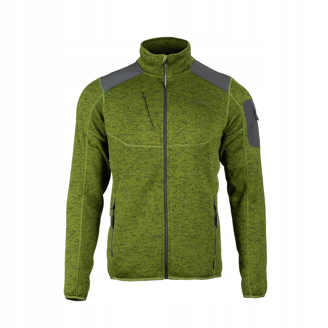 Mikina Fleecová Bergson Warmpile Luno Cedar Green, velikost XXL