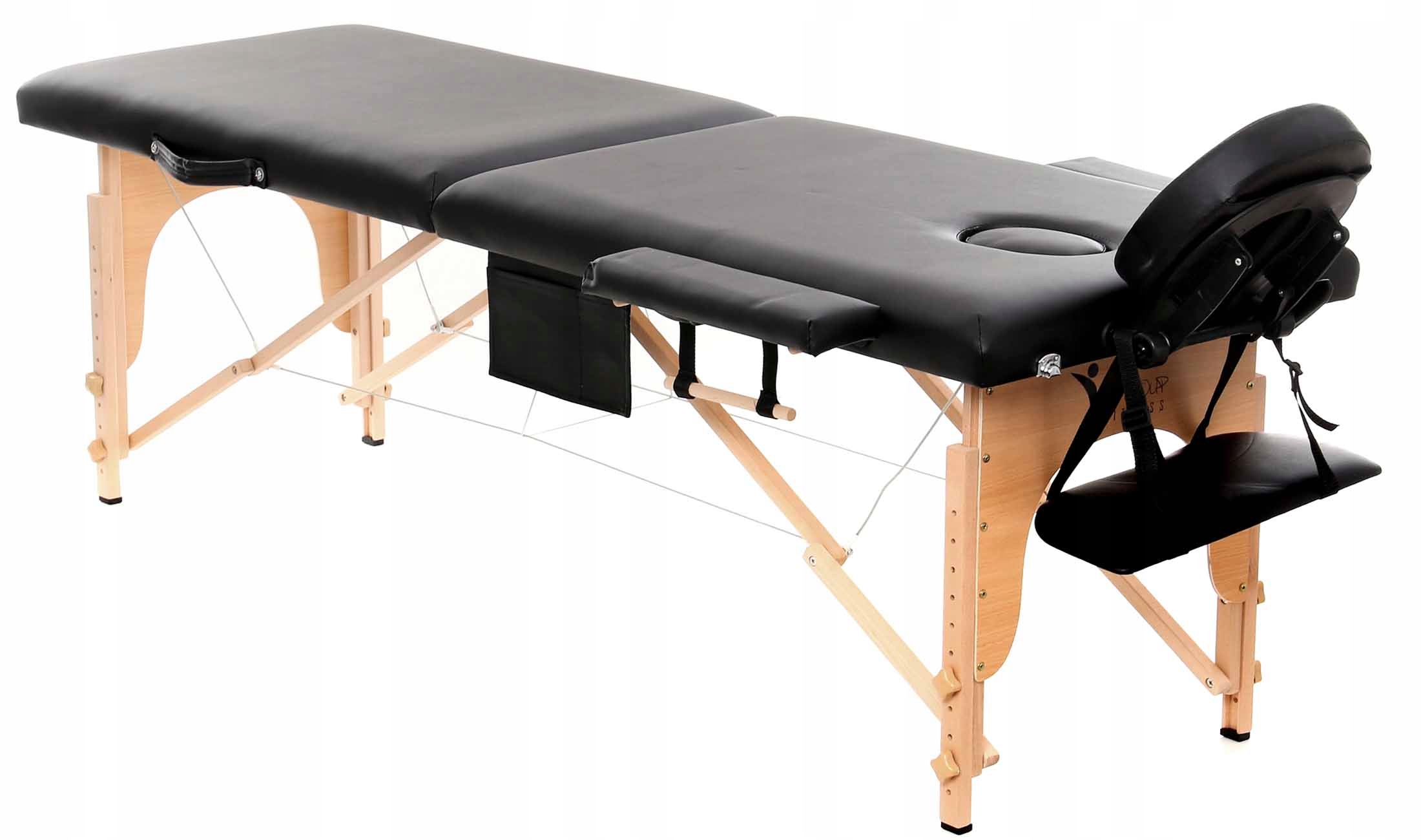 Stół Łóżko Do Masażu 12KG Drewniane 2 Segmentowe Pełnowymiarowe